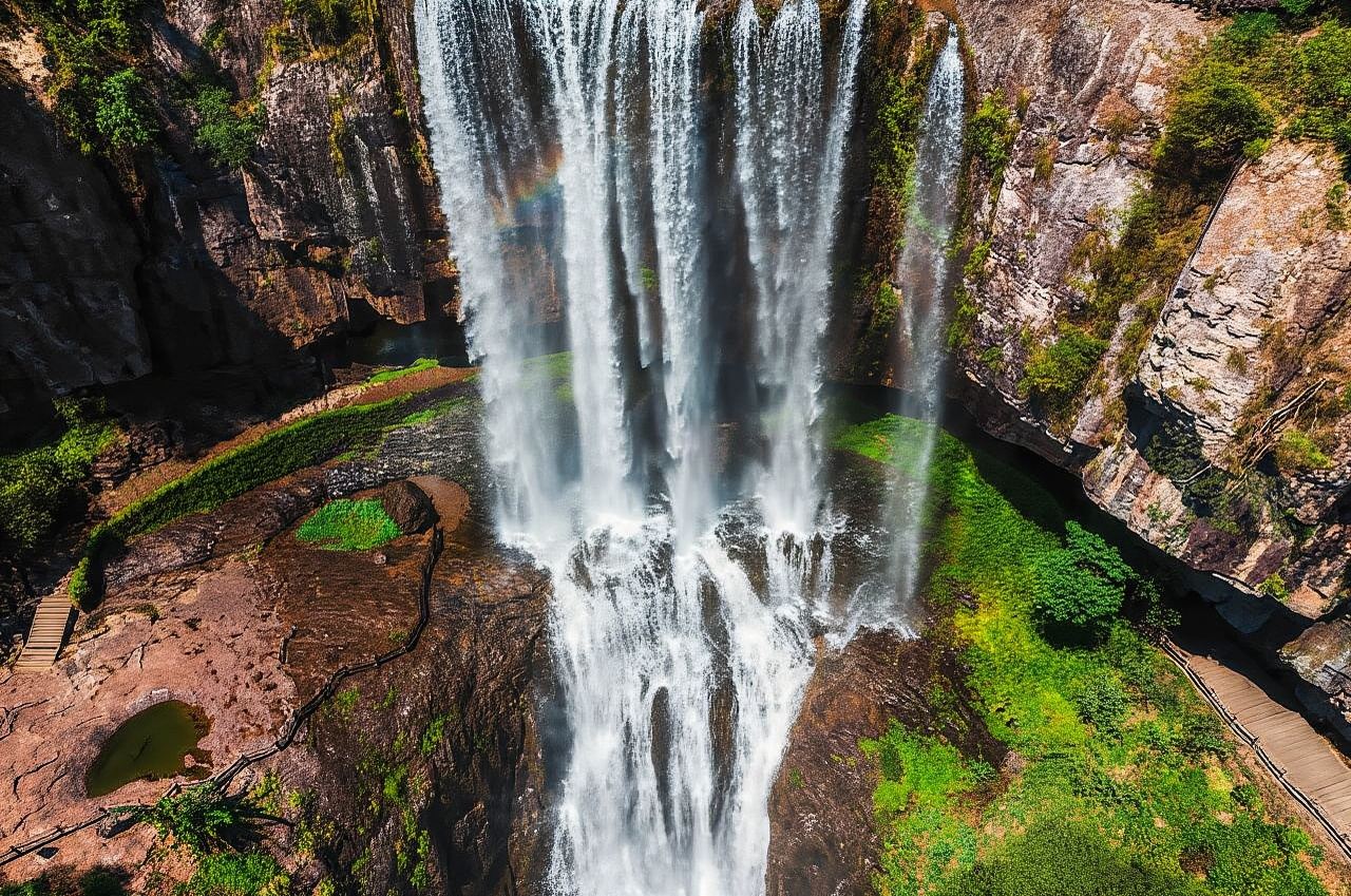 劉伯溫故里百丈漈【含門票】帝師故鄉/當地老司機/直達景點】