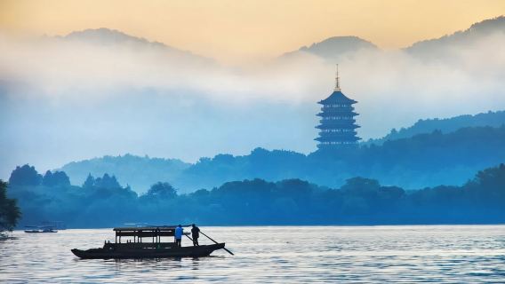 10人團丨杭州西湖雷峯塔+靈隱寺ღ可選宋韻點茶自助餐+上門接
