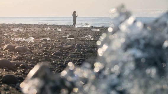 Da Reykjavik: Laguna glaciale Jökulsárlón e Spiaggia dei Diamanti