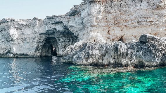 Mellieha: Round Comino, Blue Lagoon & Gozo Cruise with Water