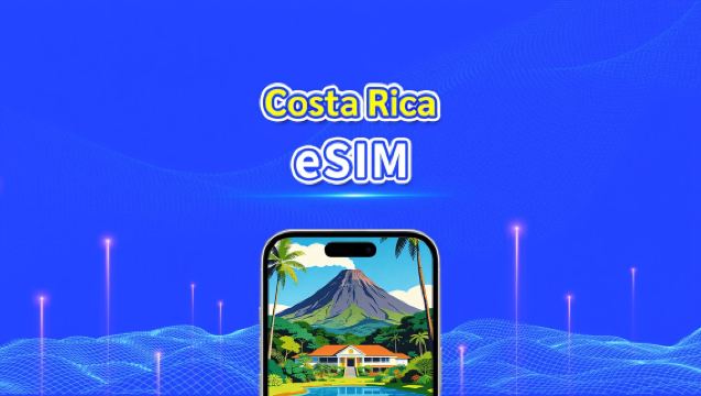 eSIM Costa Rica | 4G | Gói dữ liệu Hàng ngày/Tổng | 1–30 ngày | Thanh toán 24 giờ | Mã QR