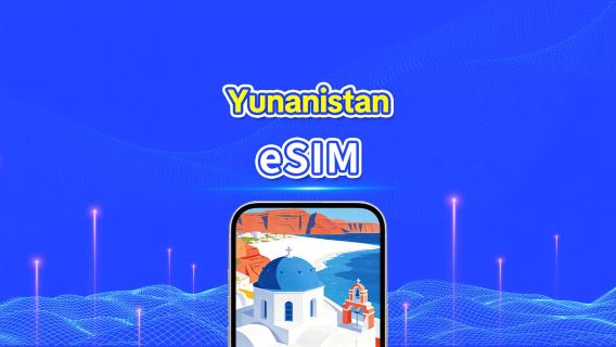 Yunanistan 5G eSIM | Günlük/Toplam Veri Paketi | 1–30 Gün | 24 Saatlik Faturalandırma | QR Kod