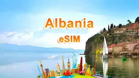 Albania 4G eSIM | Daily/Total Data Package | 1GB/Day - 30GB Total Data | 1-30 Days | 24-Hour Format | QR Code