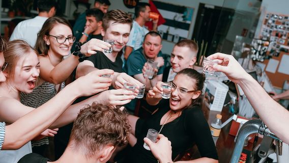 Pub Crawl + Unlimited Drinks + VIP entry + Drinking Games & Photographer