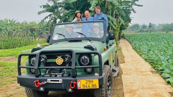 Hanoi Jeep Tour: Food, Culture and Fun by Vietnam Army Jeep