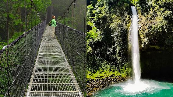 Escursione e natura (ponti sospesi e cascata Fortuna) incluso pranzo