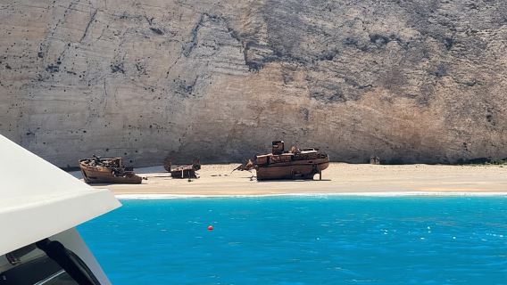 Zakynthos: Naufragio, Cuevas Azules y recorrido por lo más destacado