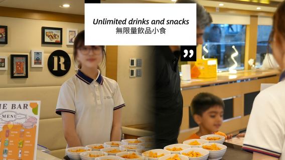 HK: Victoria Harbor Tour & Symphony of Lights (Free Drinks)