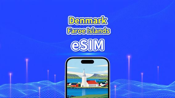 Denmark + Faroe Islands eSIM | 5G/4G | Daily/Total Data Package | 1-30 days | 24-Hour Billing | QR code