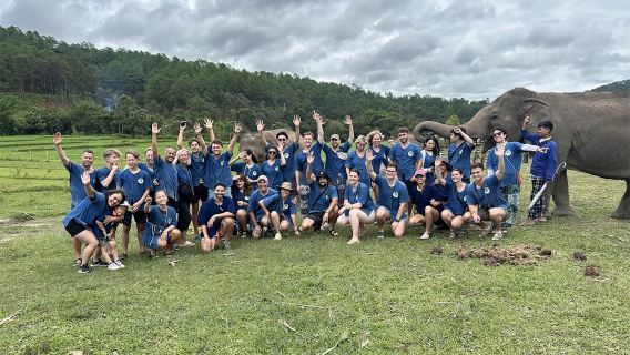 치앙마이 엘리펀트 캠프 LivingGreenElephant 인타논 당일 치기 여행