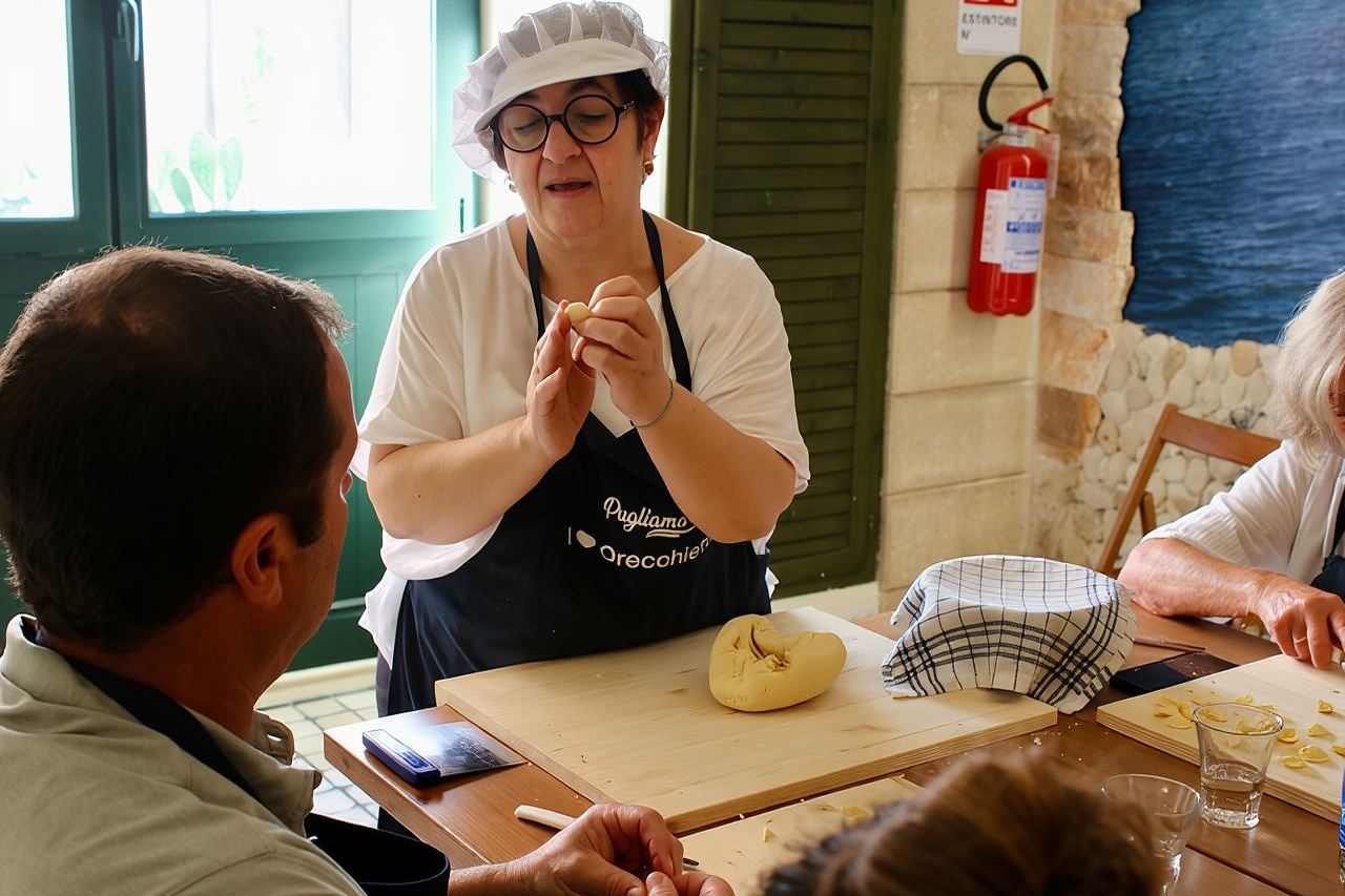 Apulian Cooking Class with Aperitif and Wine in Polignano a Mare