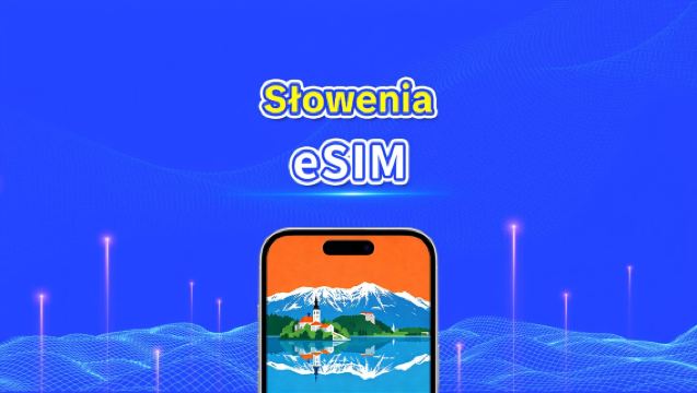 Słoweńska eSIM | Szybki transfer danych | 5G/4G | Pakiety dzienne/pakiety danych | 24 godziny | 1-30 dni | Kod QR
