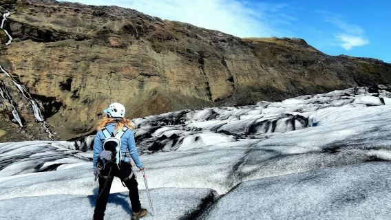 lawatan sehari Kenaikan Glasier Iceland dan Sólheimajökull (Dua Air Terjun/Alat Kembara Termasuk)