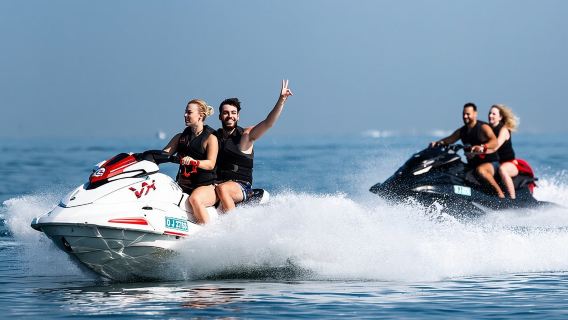Exclusive 2HR Jet Ski TOUR-JBR & BLUEWATERS-ATLANTIS-BURJ AL ARAB