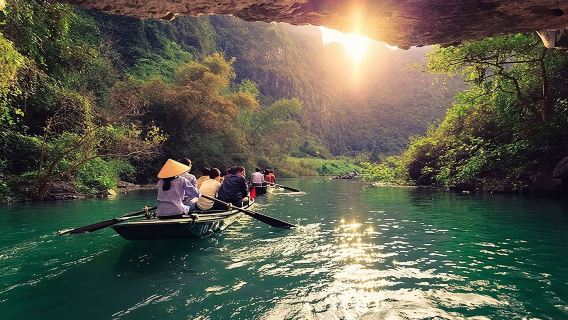 Lawatan Bot Persendirian dan Berbasikal di Ninh Binh (Trang An - Hang Mua)