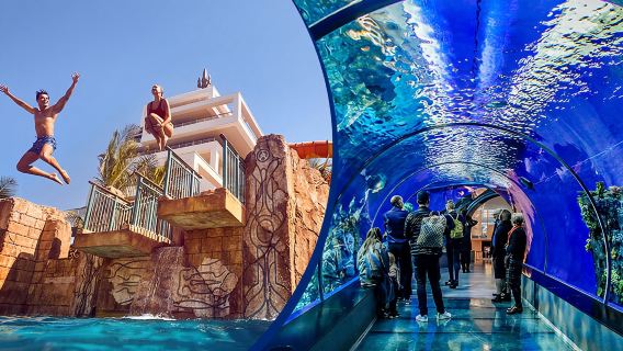 ทัวร์สวนน้ำแอตแลนติส ดูไบ แอควาเวนเจอร์ และลอสต์แชมเบอร์ พร้อมบริการรับส่ง