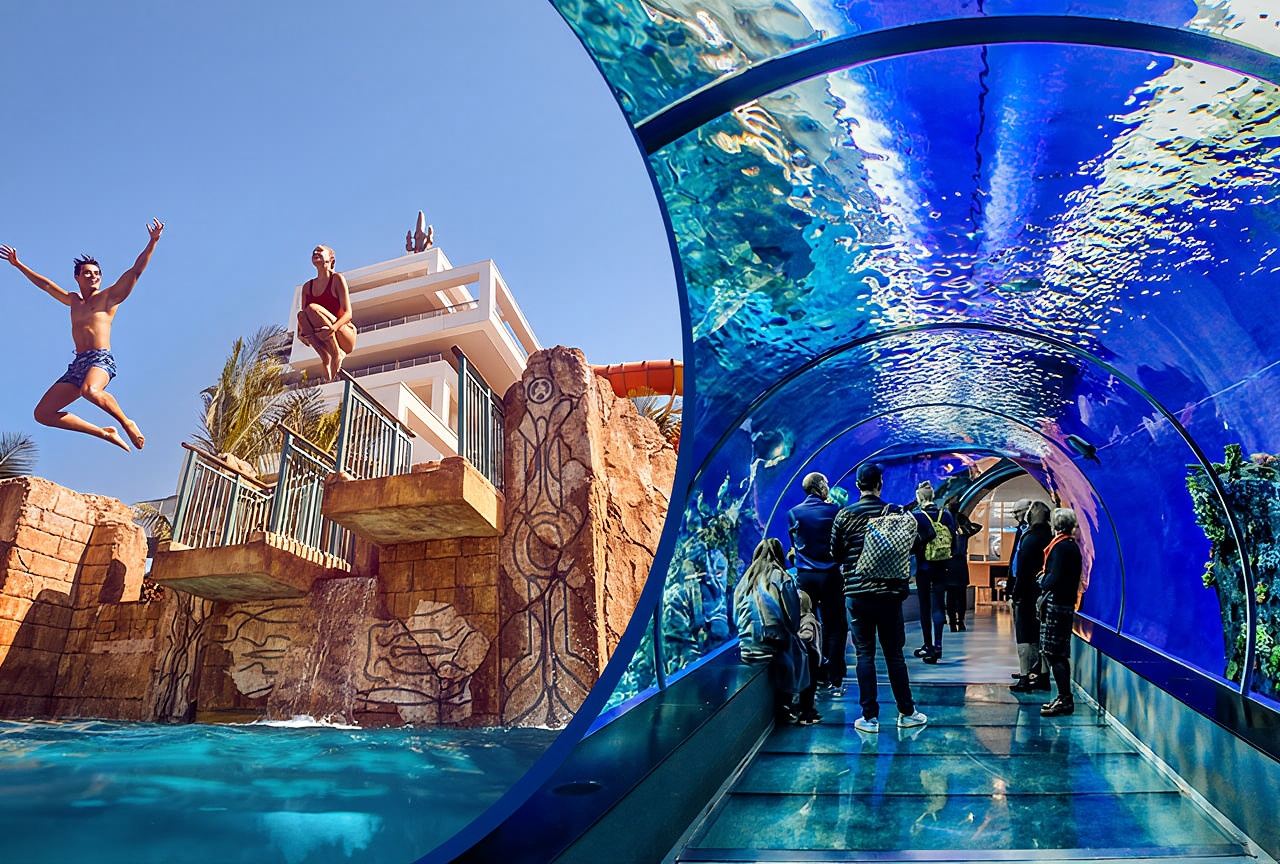 Dubai Atlantis Aquaventure Water Park & Lost Chambers tour with Transfers