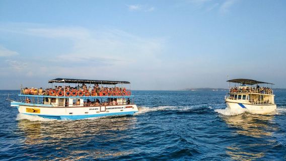 Walbeobachtungstour in Mirissa, Sri Lanka + Bootsbuchung (Doppeldeckerboot + Frühstück)|Autofrei &