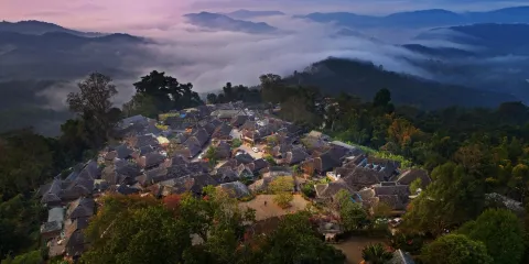 【純玩私家團】普洱景邁山翁基糯幹古寨+千年萬畝古茶園一日遊