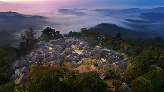 【純玩私人導覽】普洱景邁山翁基糯乾古寨+千千萬畝古茶園一日遊