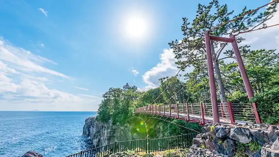 日本東京伊豆一日遊：大室山+動物園+觀海列車體驗+城崎海岸