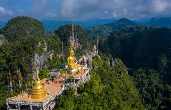 喀比出發老虎洞寺、翡翠池及溫泉之旅