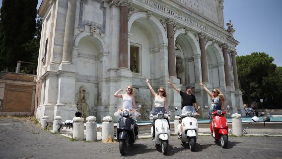 로마: 베스파 사진 촬영 및 티라미수 체험