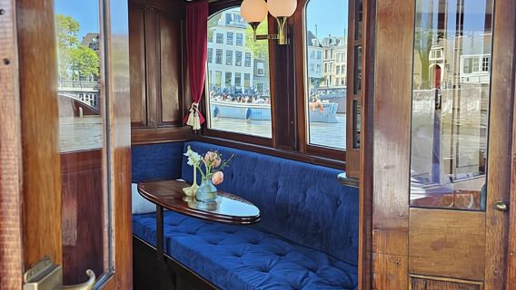 Amsterdam: Pelayaran Makan Malam Pribadi di Kapal Saloon Mewah