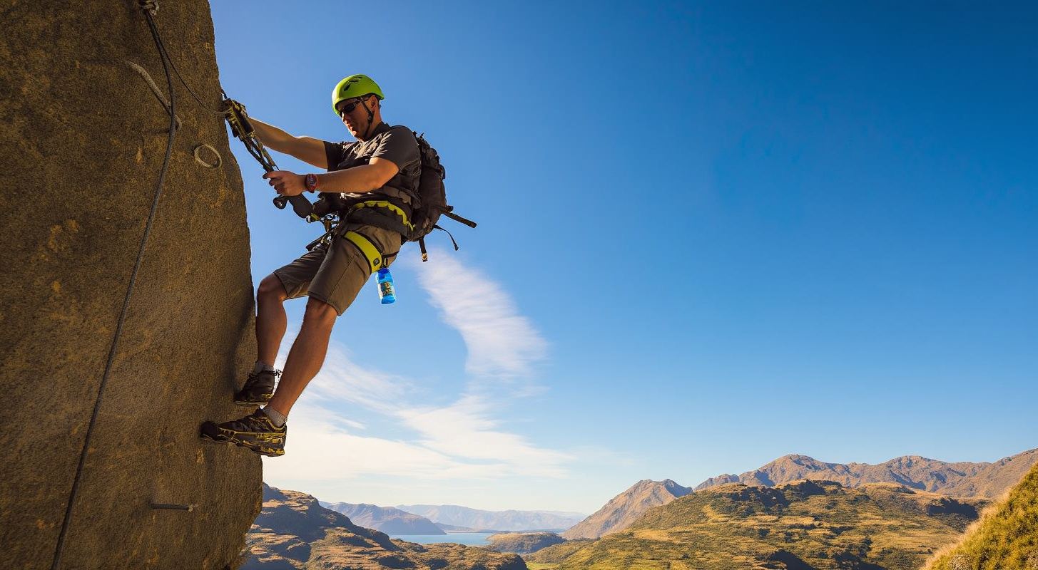 New Zealand Wanaka climbing experience Wildwire Wanaka [Level 1/2/3 difficulty options | No experience needed]