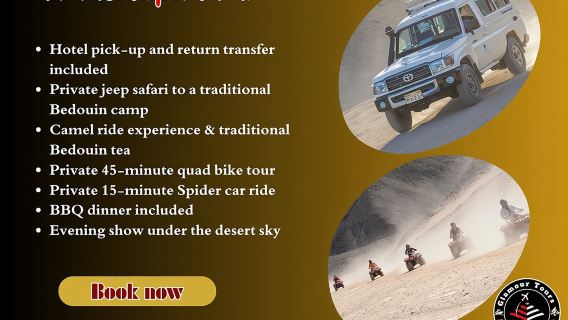 Private Jeep-Safari mit Quad, Buggy, Abendessen und Party