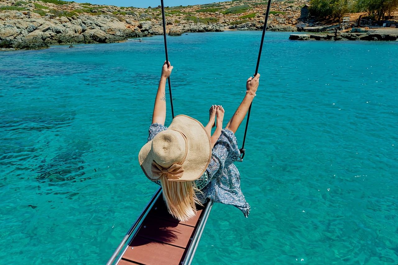 Catamarano dell'isola di Dia - Pranzo Premium, Open Bar, Piccolo Gruppo