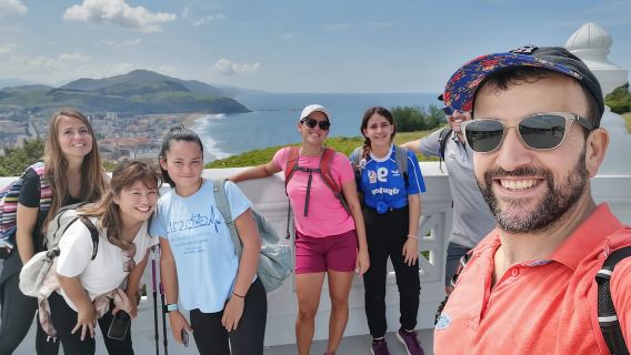 From San Sebastian: Guided Coastal Hike with Winery Tasting