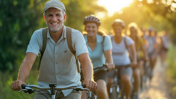 Bike tour to Leipzig New Lakeland for a private group