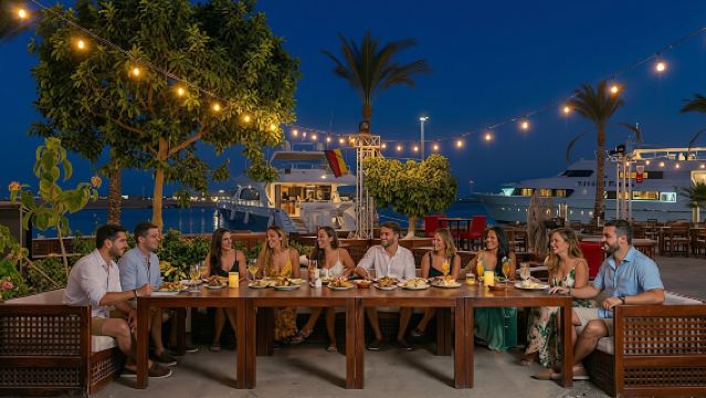 ทัวร์ท่าเรือกาลิบยามค่ำคืนพร้อมอาหารเย็นจากมาร์ซาอาลัมและกุเซียร์