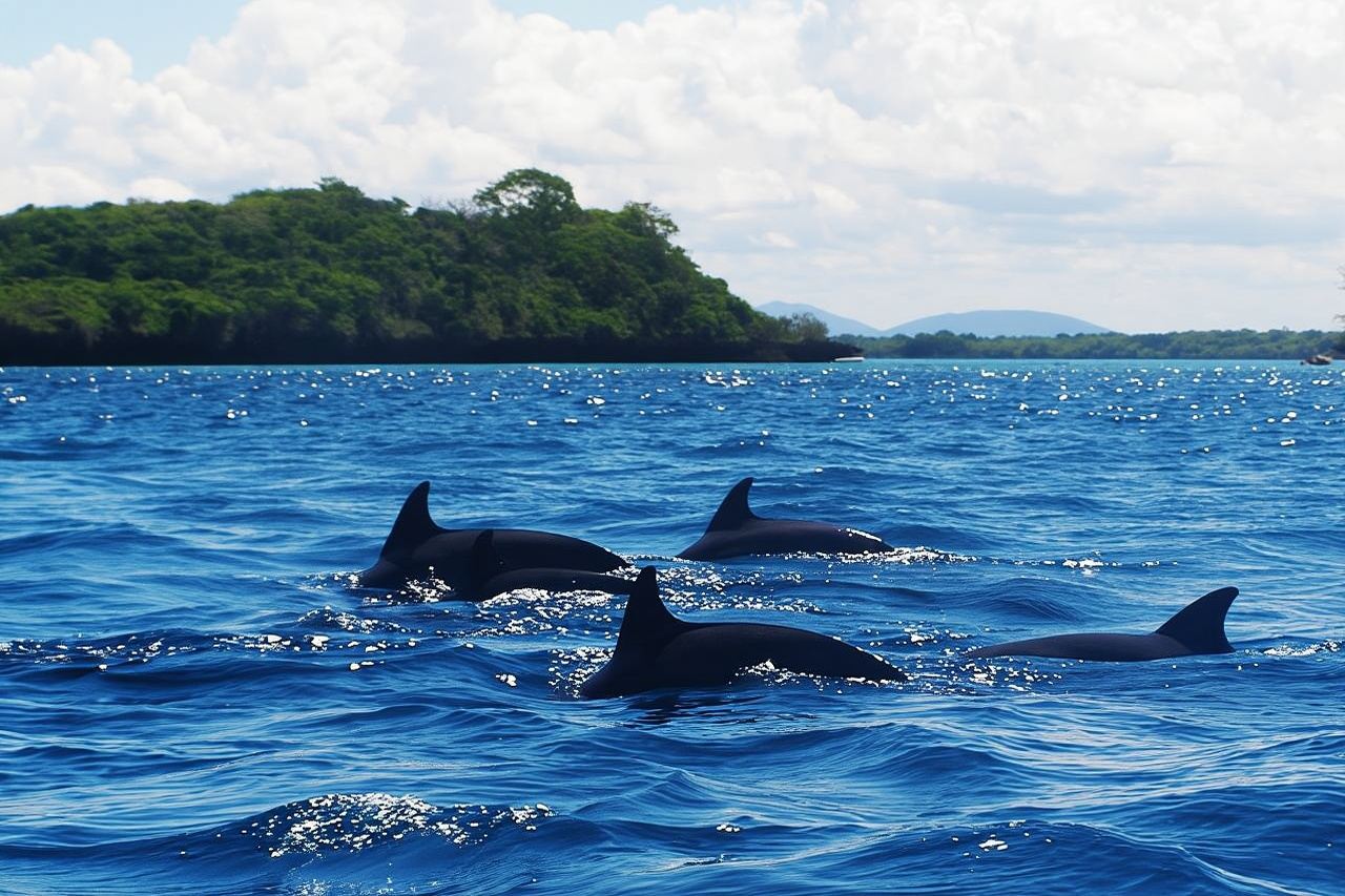 Lawatan Dolphin dan Turtle dengan Sunset Cruise di Pantai Nungwi