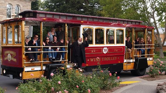 Tour classico in tram del vino della Napa Valley