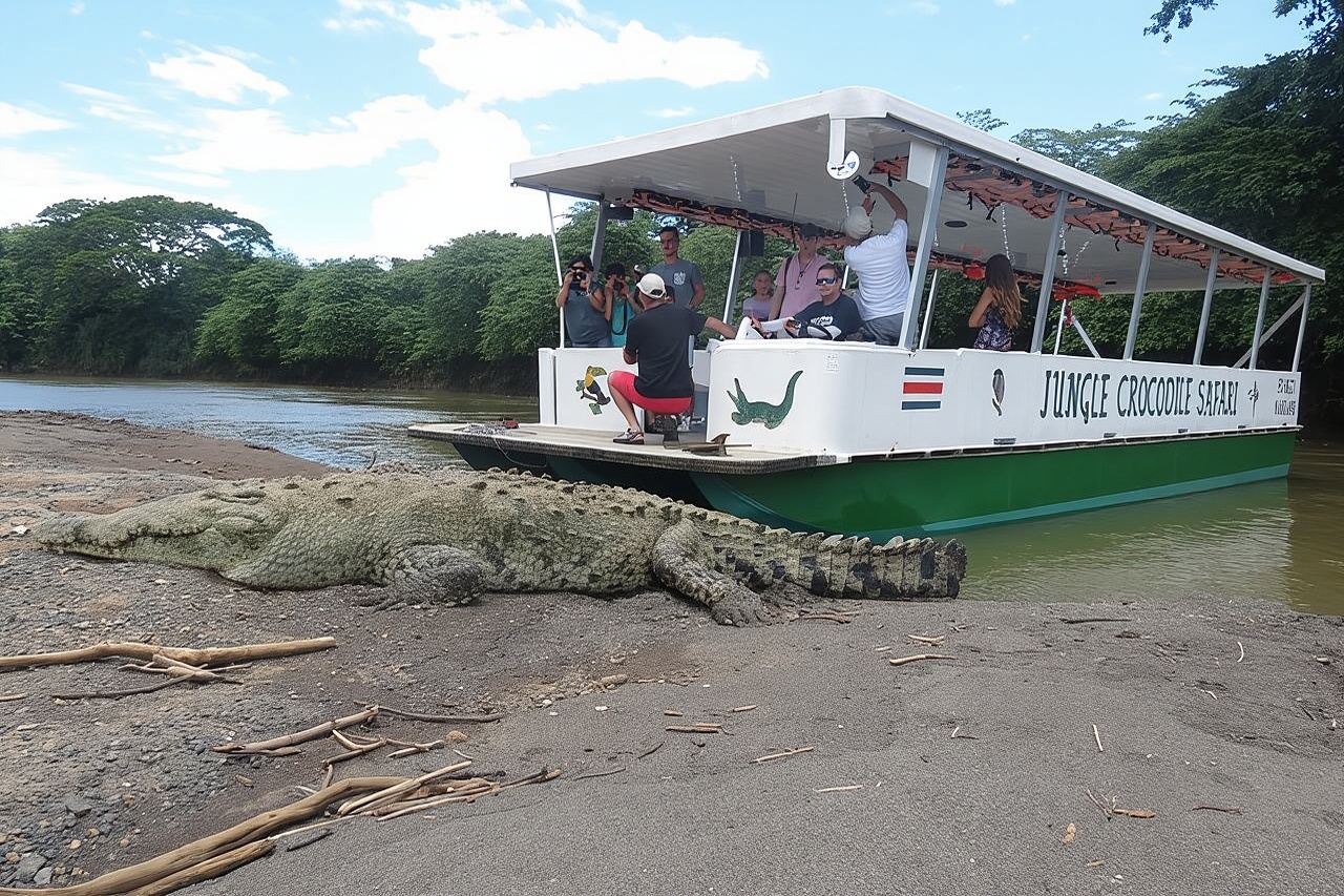 Jungle Crocodile Safari and Bird Watching tour/Tarcoles River CR