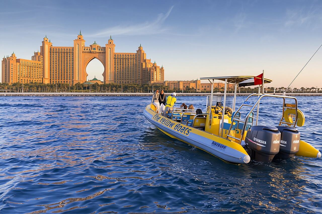 75-minütige Bootstour in Dubai zu Atlantis, Dubai Marina und Palm Jumeirah