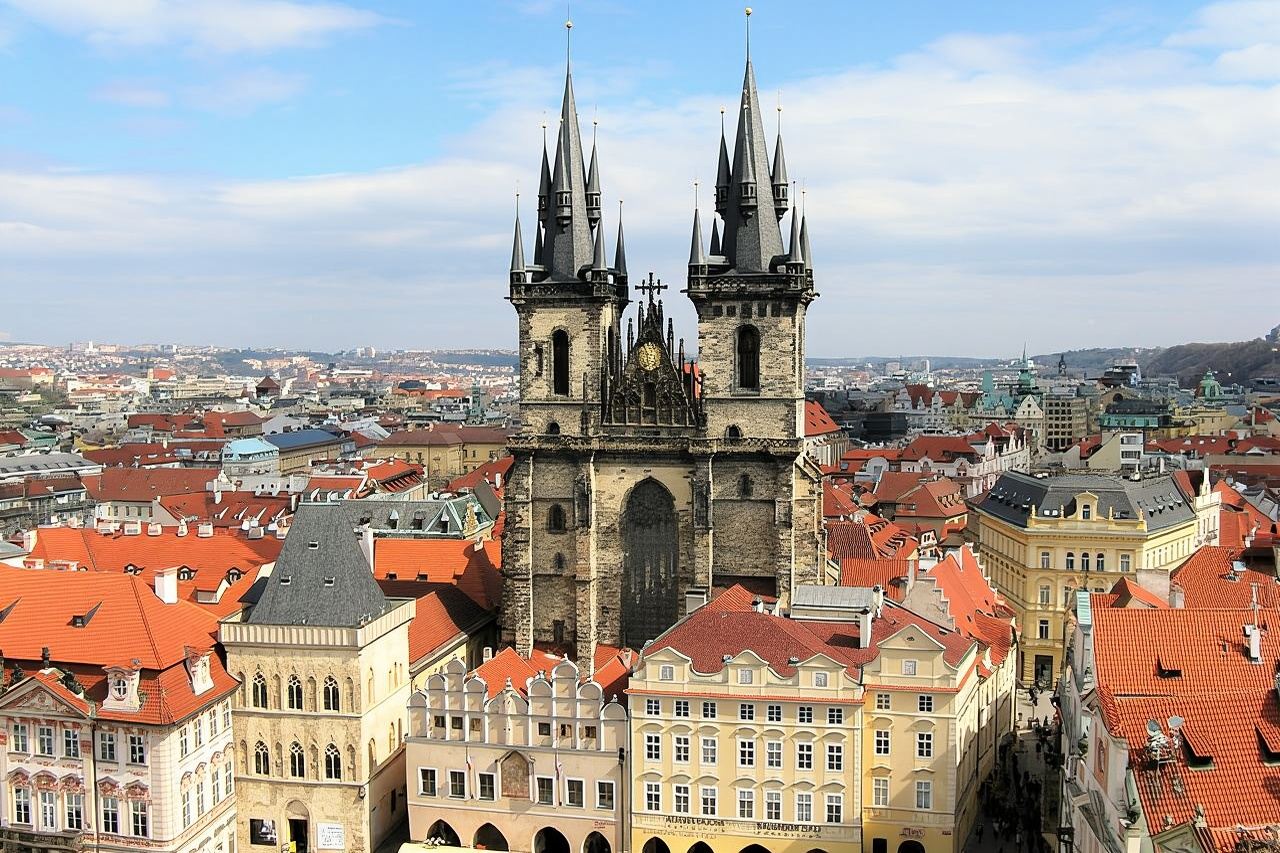 프라하의 상징적인 투어 구시가지, 유대인 지구, 카를교