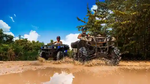 Cancún Adventure Tour with ATV, Zip Lines, Cenote and Reef Snorkelling