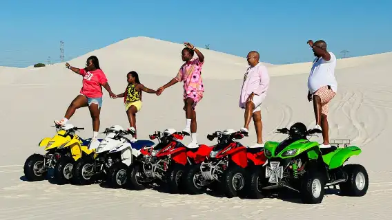 ทัวร์รถ ATV Quad Bike ที่ Cape Town Sand Dunes พร้อมภาพถ่าย