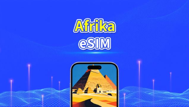 eSIM Afrika | 4G | Pakej Data Harian/Total | 1–30 hari | Pengebilan 24 Jam | Kod QR