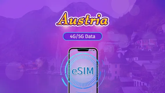 Áo | eSIM 5G/4G | Gói trọn gói | Tính phí mỗi 24 giờ | 7–30 ngày | Mã QR