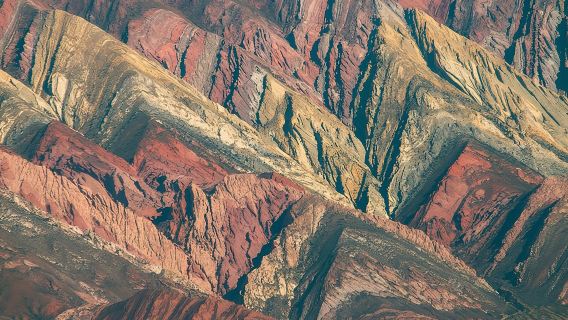 From Salta: Serranías del Hornocal and the hill of 14 colors