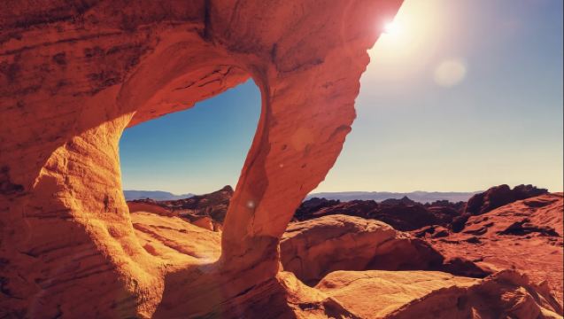 美國拉斯維加斯火焰谷州立公園+紅岩峽谷【普通話專車、舒適純淨】