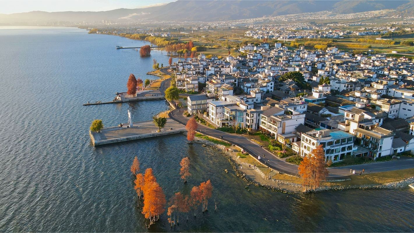 [360도 얼하이 호 투어] 얼하이 호+솽랑(쌍랑)+희주(시저우)+산토리니+S커브 당일 치기 여행