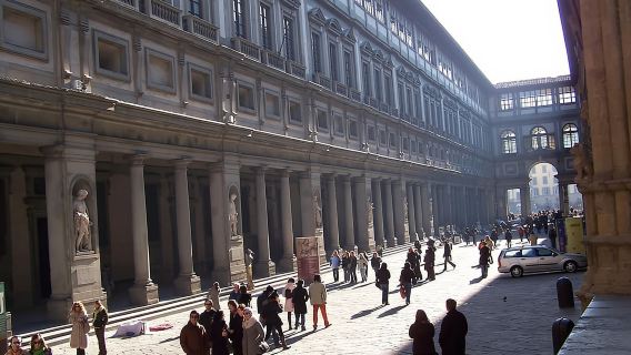 Art & History at Uffizi: Medici Influence & Terrace Views