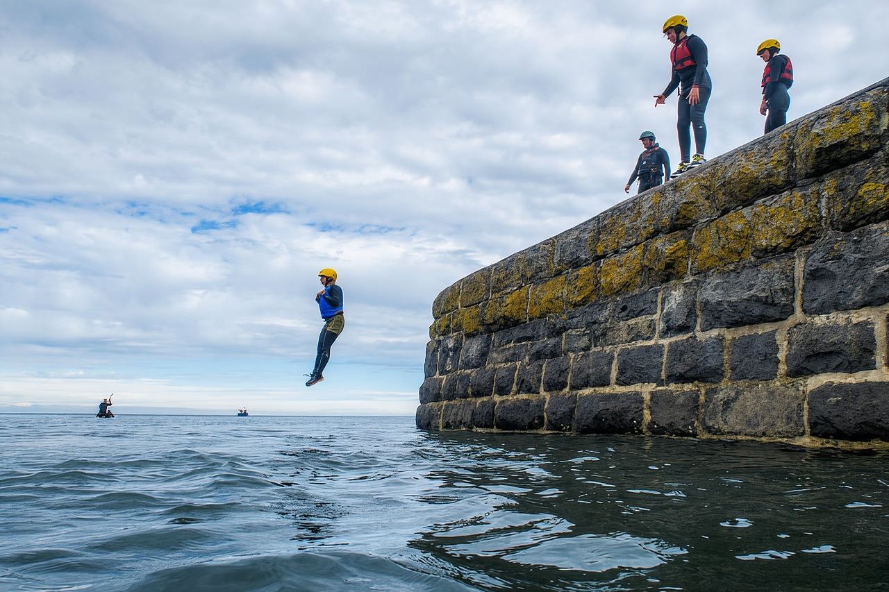 Pembrokeshire: Coasteering Adventure at Stackpole Quay