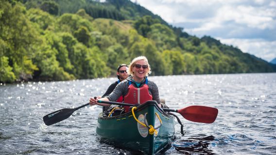 Tur Kano Eksplorasi 1 Jam di Loch Ness, Ramah Keluarga