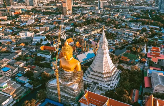 曼谷水門寺+暹羅古城+三頭神象博物館一日遊